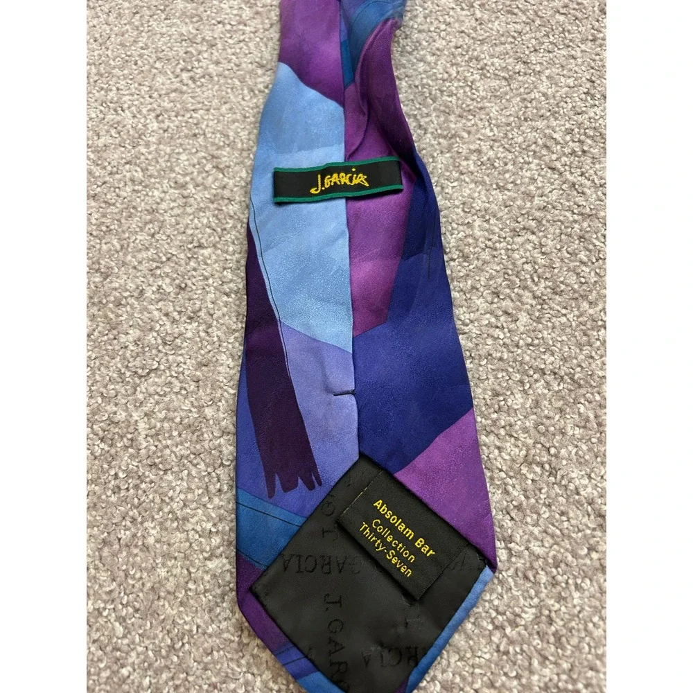 90s Formal Neckties Mens OS Multicolor Excellent Silk Abstract Striped Lot 4